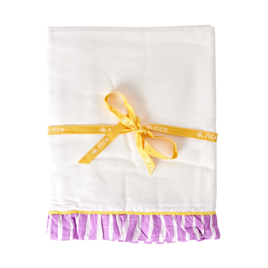 Rice - Table Cloth 100 x 100 cm Lavender