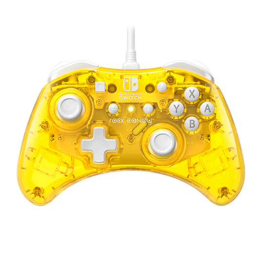 PDP Rock Candy Wired Mini Switch Controller (Pineapple-Pop)