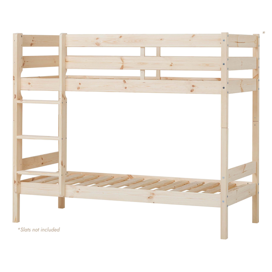 Hoppekids - ECO Comfort bunk bed 70x160 cm, Natural+ ECO Comfort Slats 70 x 160 cm