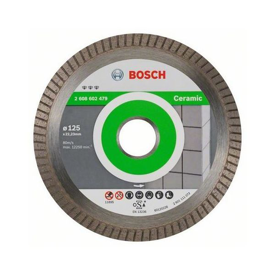 Bosch Best for Ceramic Extraclean Turbo Timanttikatkaisulaikka 125x22,23mm