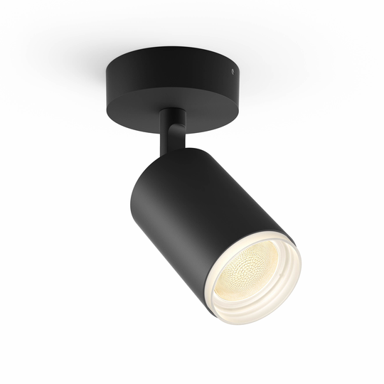 Philips Hue - Fugato Single spot Black - White&Color Ambiance