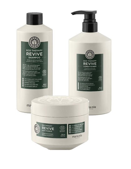 Maria Nila - Revive Organic Shampoo 350 ml + Maria Nila - Revive Organic Conditioner 900 ml + Maria Nila - Revive Organic Mask 250 ml