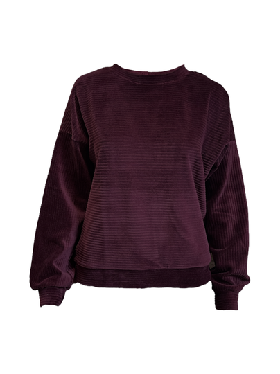 Cosy shirt, burgundy
