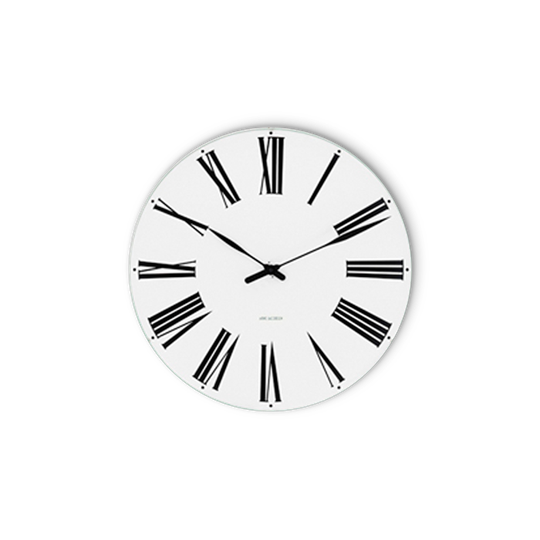 Arne Jacobsen - Romersk veggklokkeØ 21 cm