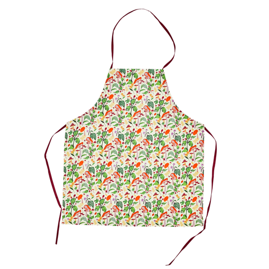 Rice - Cotton Apron - Mushroom Print Assorted