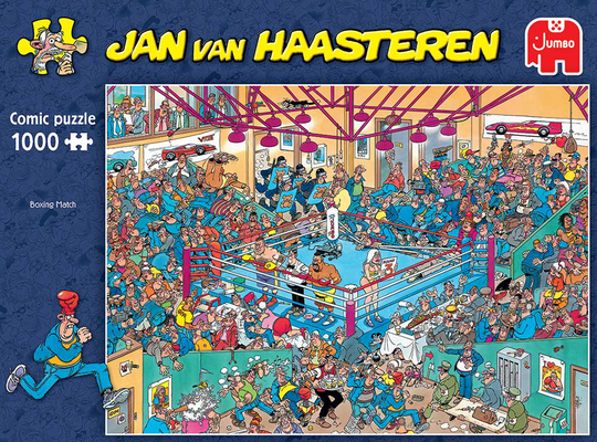 Jan Van Haasteren - Boxing Match - 1000 Piece Puzzle - (82029)