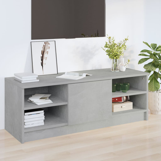 vidaXL TV-taso betoninharmaa 102x35,5x36,5 cm tekninen puu