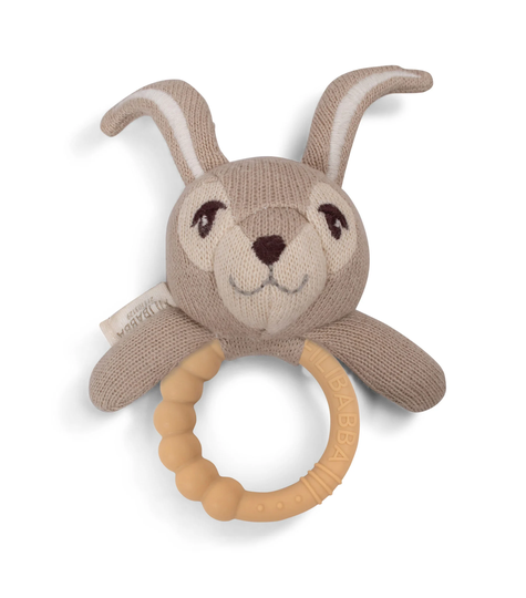 Filibabba - Rattle with Silicone Teether - Henny the Hare (FI-02235)