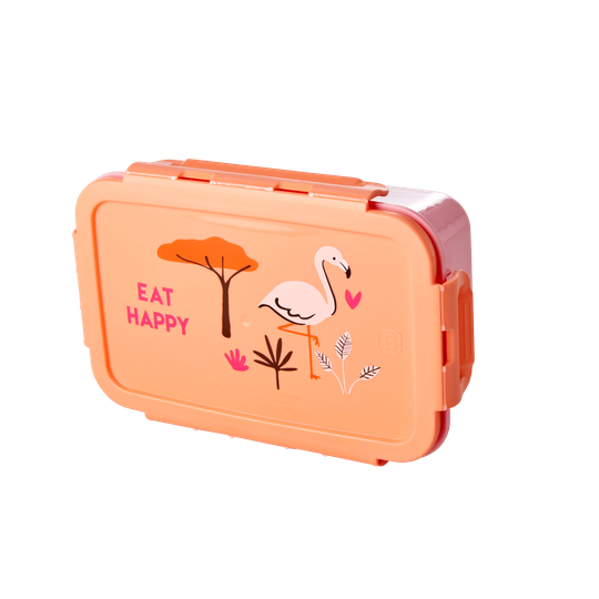 Rice - Lunchbox w. 3 Inserts - Coral Jungle Print