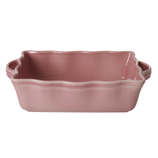 Rice - Stoneware Oven Dish - Pink L
