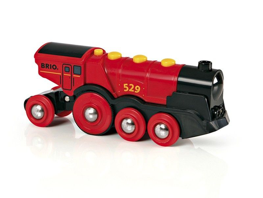 BRIO - Tehokas punainen paristoveturi (33592)