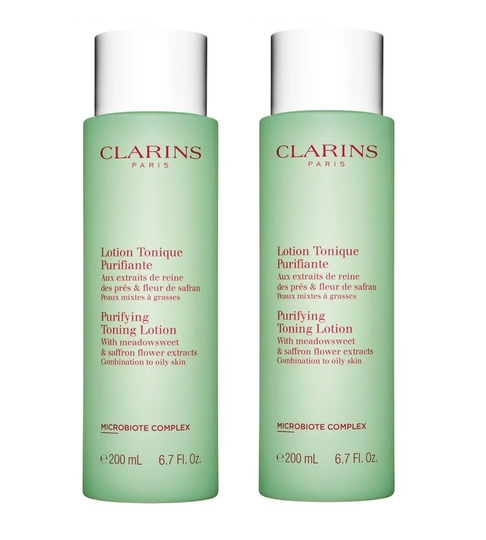 Clarins - 2 x Purifying Toning Lotion 200 ml
