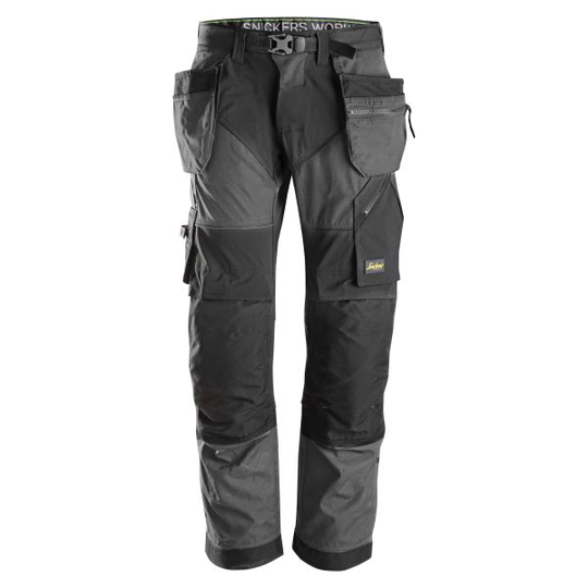 Snickers 6902 FlexiWork Työhousut Harmaa 160