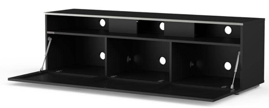 Meliconi MyTV Stand 16040F laitetaso kangasovella, musta