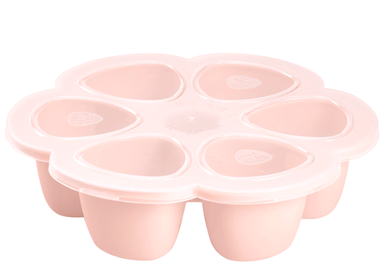 Béaba - Silicone Multiportions 6*90 ml - Pink