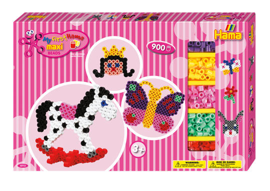 HAMA - Maxi Beads - Giant gift box - Pink (8713)