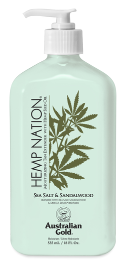 Australian Gold - Hemp Nation Sea Salt&Sandalwood Tan Extender Body Lotion 535 ml