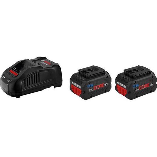 Bosch ProCORE 18V 5,5 AH Latauspaketti 2 x 5.5 Ah ja laturi