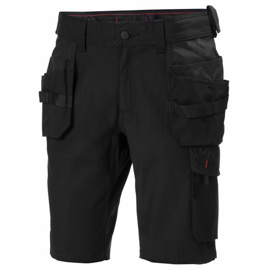 Helly Hansen Workwear Oxford 77463-990 Työshortsit musta, stretch C44