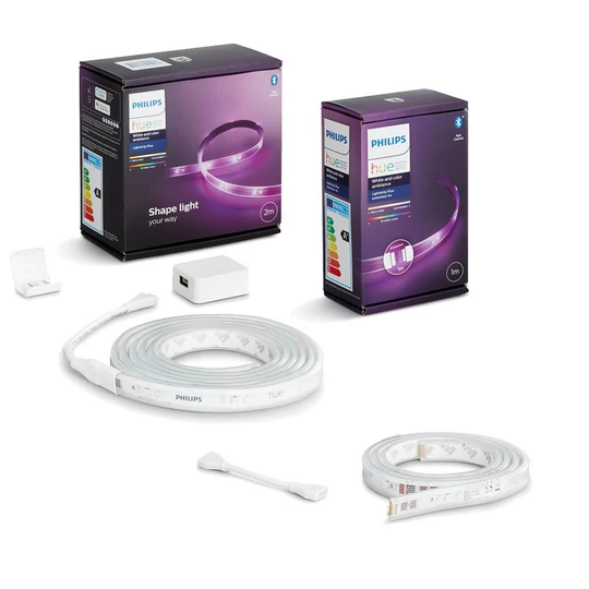 Philips Hue - Lightstrip Starter Kit 2 meter&1 Meter Extension - Bundle