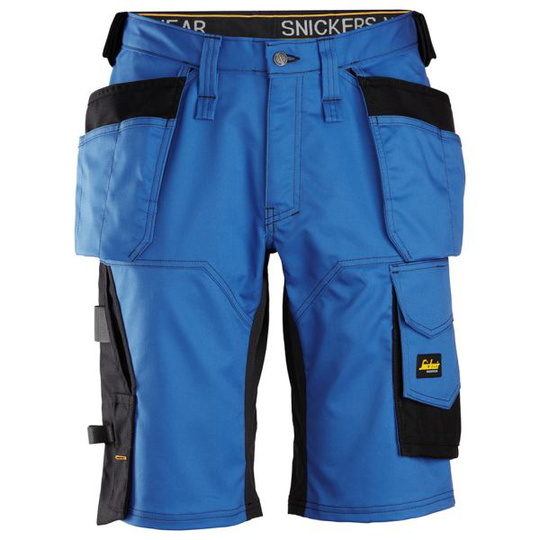 Snickers 6151 AllroundWork Shortsit kirkkaansininen/musta 44