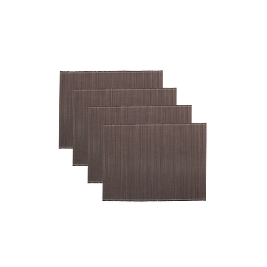 House Doctor - 4 pcs - Bamboo Placemat - Light brown (209800023)