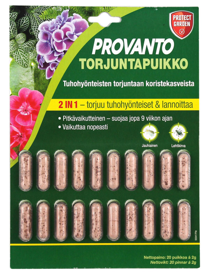 Provanto care 2-in-1 -torjuntapuikko 20 x 2 g