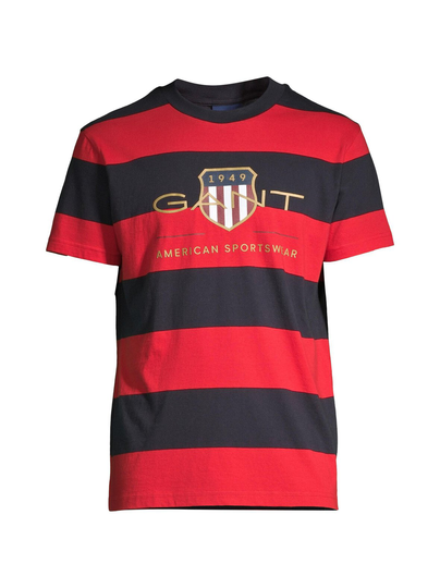 Bar stripe archive shield -t-paita