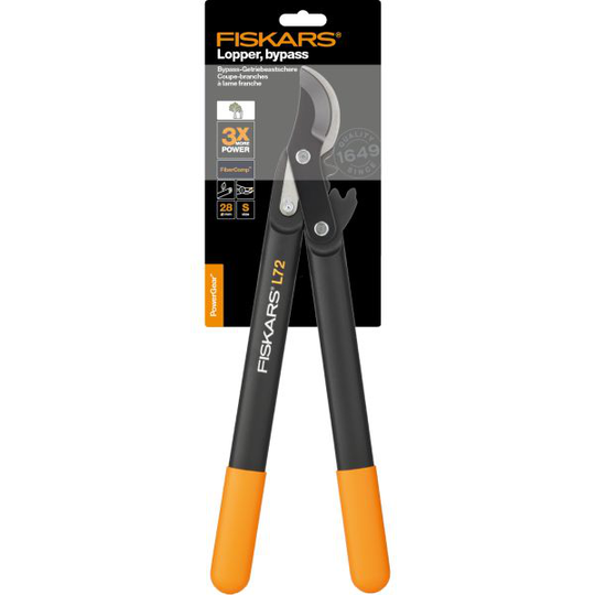 Fiskars PowerGear L72 Raivaussakset sivuleikkurilla