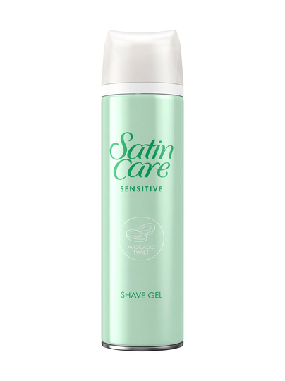 Satin care sensitive shave foam avocado -ihokarvanajogeeli 200 ml