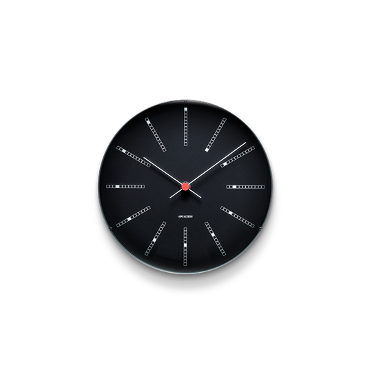 Arne Jacobsen - Bankers Wall ClockØ 21 cm - Black (43636)