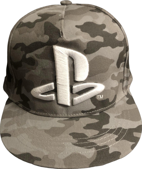 Camo Grey Playstation Cap
