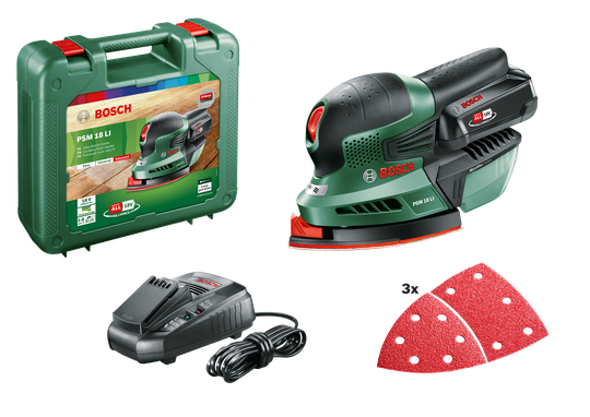 Bosch - Battery-Powered Multi-Grinder PSM 18 LI ( Battery And Charger Included )