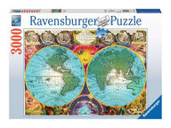 Ravensburger Antiikkikartta -palapeli, 3000 palaa