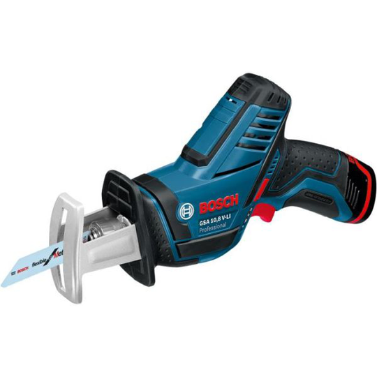 Bosch GSA 12V-14 Kompaktit puukkosahat sis. akun ja laturin