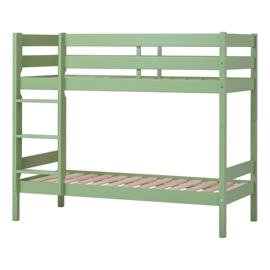 Hoppekids - ECO Comfort bunk bed 90x200 cm, Pale Green + ECO Comfort Slats 90x200 cm