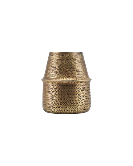 House Doctor - Rattan Flowerpot High - Brassfinish (211230801)
