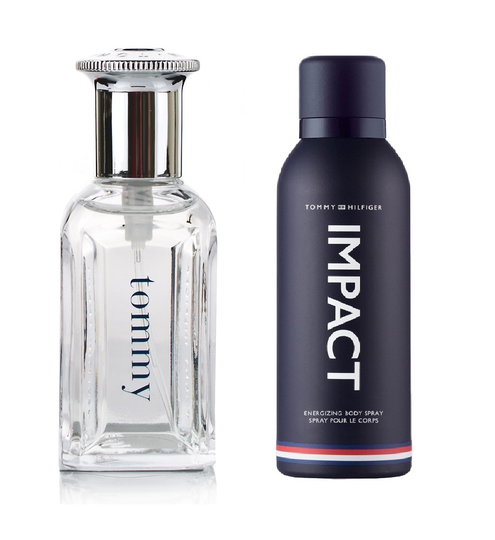 Tommy Hilfiger - Tommy Man EDT 30 ml + Tommy Hilfiger - Impact Men All Over Body Spray 200 ml