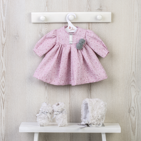 Así - Leonora Doll Clothes - Pink Floral Dress (243184940)