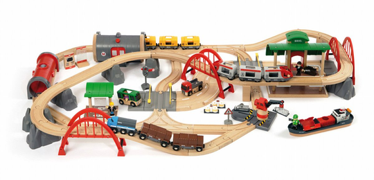BRIO - Rail&Road deluxe-ratasetti (33052)