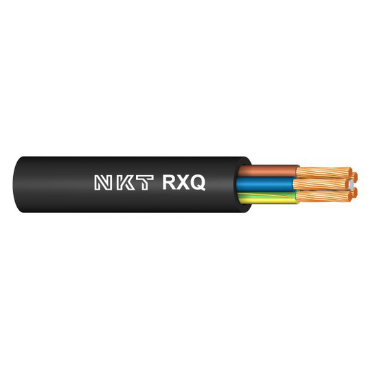 NKT TFX420113 Maadoituskaapeli RXQ, 0,6/1KV 3G1,5 mm², 500 m rumpu