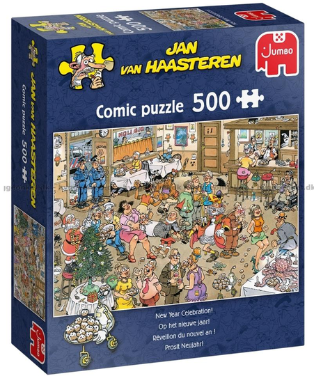 Jan van Haasteren - New Year Celebration - 500 pcs - (20034)