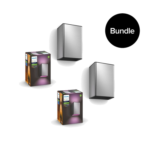 ​Philips Hue - 2x Resonate Wall Light Outdoor - Bundle