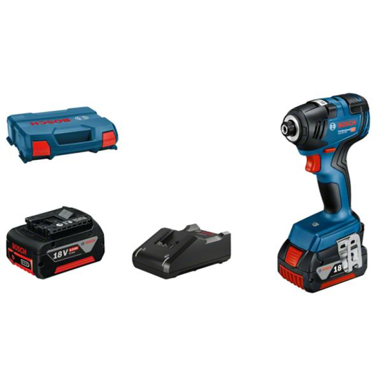 Bosch GDR 18V-200 Iskuruuvinväännin sisältää akun ja laturin