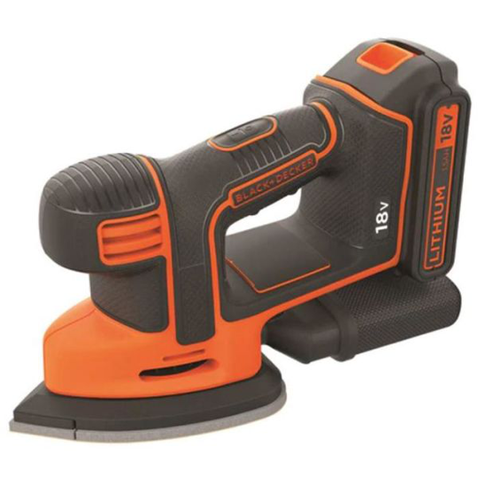 Black & Decker BDCDS18-QW Hiomahiiri sis. akun ja laturin