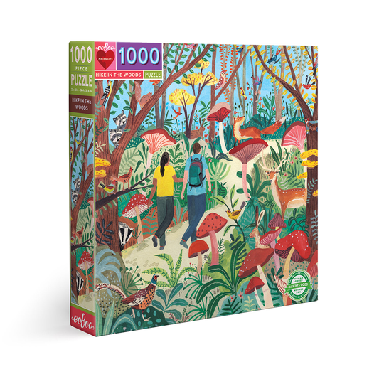 eeBoo - palapeli - Patikoida metsässä, 1000 kappaletta