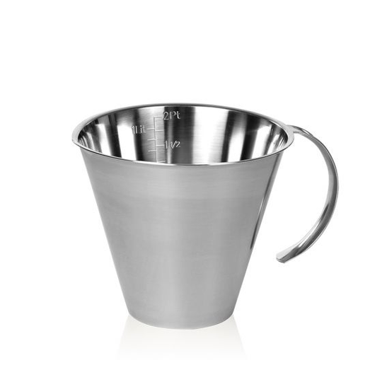 Funktion -​Measuring jug - Stainless steel - 0,5 liter (141006)