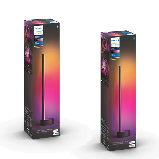 Philips Hue - 2xGradient Signe Table Lamp Black - Bundle
