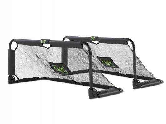 EXIT - Panna Foldable Steel Football Goal 150x60cm (set of 2) - Black (41.01.20.00)