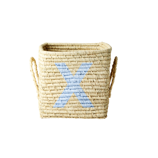 Rice - Raffia Square Basket - X